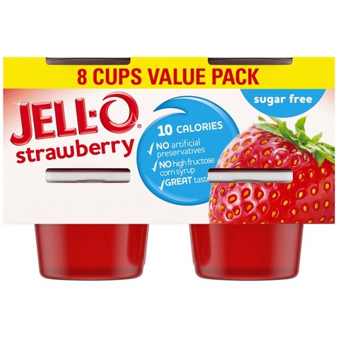 Jell O Sugar Free Strawberry Gelatin 25oz 8ct Target