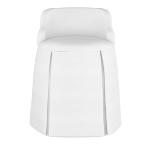 Vanity Chair Twill White - Simply Shabby Chic