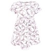 Hudson Baby Infant and Toddler Girls Cotton Dresses, Pink Bows - 3 of 4
