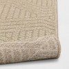 Braided Diamonds Outdoor Rug Tan - Threshold™ - 4 of 4