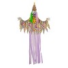 Morris Costumes 5.5 ft Light-Up Hanging Clown with Sounds Halloween Decoration - White - 2 of 2