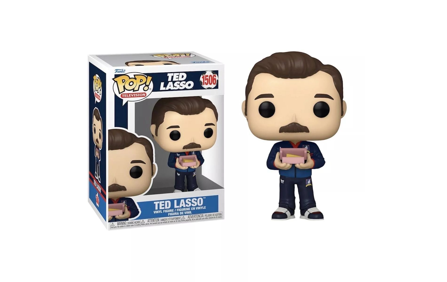 Funko Pop! TV: Ted Lasso - Ted Lasso with Biscuits Vinyl Figure #1506 #70722