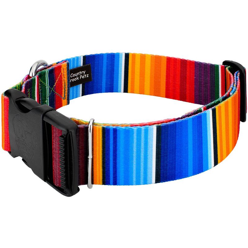 Country Brook Petz 1 1/2 Inch Deluxe Serape Dog Collar, 2 of 5