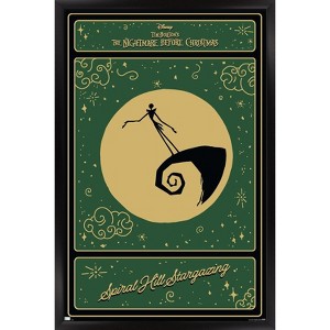 Trends International Disney Tim Burton's The Nightmare Before Christmas - Spiral Hill Stargazing Framed Wall Poster Prints - 1 of 4