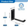 Unique Bargains Heavy Duty Garage Garden Storage Wall Utility J Hooks 4 Pcs - 2 of 4