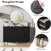 Fluted 6-Drawer Dresser - Modern Storage Chest for Bedroom & Living Room - 4 of 4