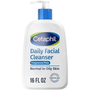 Cetaphil Daily Face Cleanser Fragrance Free - Unscented - 16 fl oz - 1 of 4