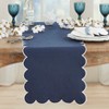 Saro Lifestyle Scalloped Table Runner - 3 of 3