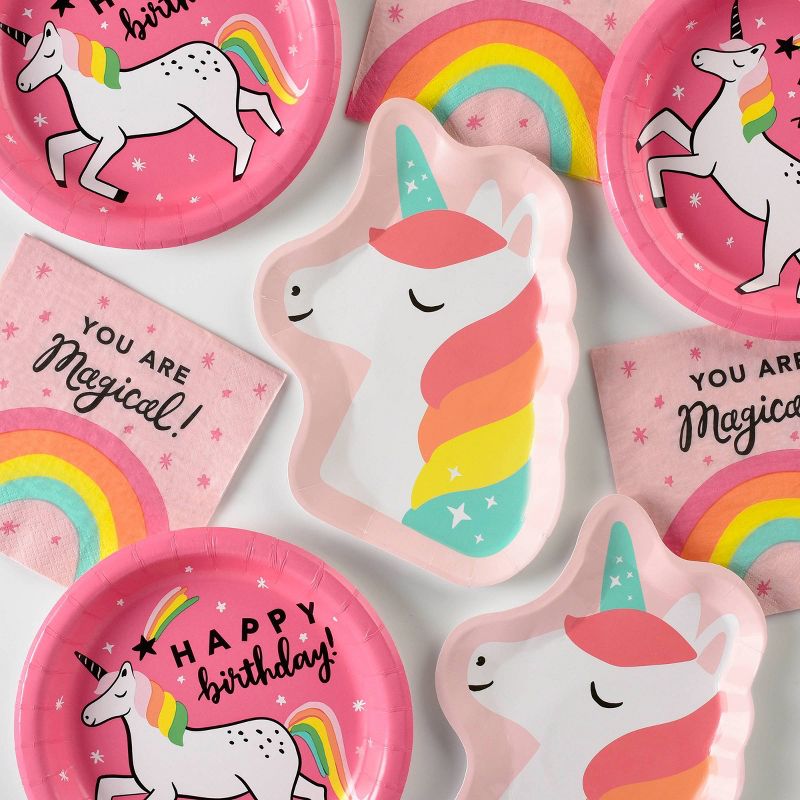 20ct &#34;You are Magical&#34; Unicorn Lunch Napkin - Spritz&#8482;, 4 of 8