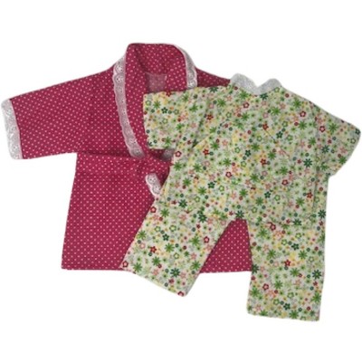 Doll Clothes Superstore Pajamas And Bathrobe Fits 18 Inch Girl Dolls Like American Girl Our Generation My Life Dolls