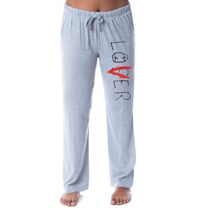 IT The Movie Womens' Loser Club Pennywise Clown Sleep Pajama Pants Grey - 1 of 3