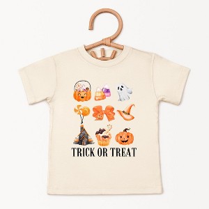 The Juniper Shop Trick Or Treat Chart Toddler Short Sleeve Tee - 1 of 2