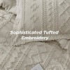 2-3 Pcs Tufted Boho Comforter Set Bed Set GentleSoft Farmhouse Shabby Chic Embroidery Bedding - 4 of 4