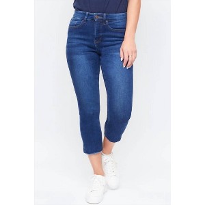 Women's Missy Hide Your Muffin Top Skinny Jean - YMI - 1 of 3