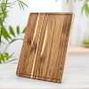 Cutting Board Extra Large, 24x18 Inch Acacia Wood with Juice Groove, Thick Wooden Chopping Board for Meat, Vegetables & Serving - 2 of 4