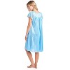 Casual Nights Women's Fancy Lace Neckline Silky Tricot Nightgown - 2 of 4