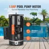 VEVOR 1.5 HP Pool Pump Motor, 56Y Frame, 115V((12.8 Amps))/230V(6.4 Amps) 3450 RPM, 60Hz, 1.1 Service Factor, 90μF/250V Capacitor, - 3 of 4