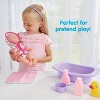 Kidoozie Bathtime Baby, 12-Inch Doll, Bath tub and Accessories for Kids, Pretend Play, Ages 3 and up - 2 of 4