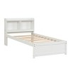 Trundle Bed with Built-in Bookcase Headboard,Wooden Platform Bed with Storage Shelves for Kids Teens,Guest Room-Baofuwish - 3 of 4