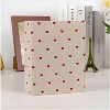 Kitcheniva Small Linen Cover Photo Album for 100 Photos, 4x6 Photo Album, Red Hearts - 4 of 4