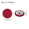 Unique Bargains Cloth Covered Aluminum Sewing Buttons 20 Pcs - 2 of 4