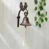 Juvale Love Birds Cast Iron Dinner Bell, Antique Farm House Style Decorations for Outside the House, 4.5x8.5x1.5 in - 2 of 4