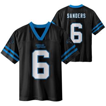 NFL Carolina Panthers Boys' Short Sleeve Sanders Jersey