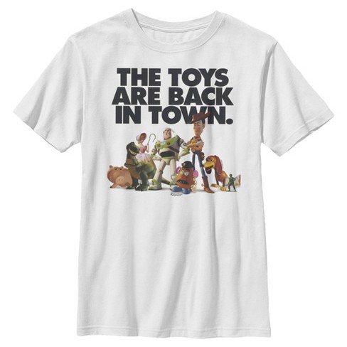 Boy's Toy Story Toys Are Back In Town T-shirt - White - X Small