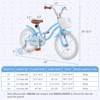 Costway 18'' Kids Bike Toddler Bicycle with Training Wheel Kickstand for 4-8 Years Old Purple/Pink/Turquoise/Blue/Beige/Green - 3 of 4