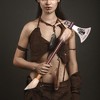 Underwraps Costumes Axe with Fur 11 Inch Foam Adult Costume Accessory - 2 of 4
