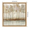 Amanti Art Lynn Peak I (Trees) by Allison Pearce Canvas Wall Art Print Framed 16 x 16-in. - 4 of 4