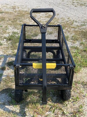 Gorilla Carts Steel Utility Cart, 9 Cubic Feet Garden Wagon with Removable  Sides, 1 Piece - Harris Teeter