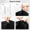 154L Double Laundry Hamper with Lid and 2 Removable Laundry Bags, Large Collapsible 2 Dividers Dirty Clothes Basket with Handles - 3 of 4