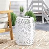 Coffee Table, Sofa Side Table, Modern Floor Coffee Table, Farmhouse Functional Iron Side Table - 2 of 4