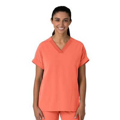 Wink Nova Women's Drop Shoulder Boxy Scrub Top
