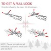 TopComfy Christmas Tree Stand 7.5FT Auto Open Tree with 1346 Branch Tips for Holiday Decor, Green, 49.2"*49.2"*88.6" - 4 of 4