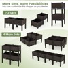 Tangkula Outdoor 2 Set/4 Set Planter Vertical Elevated Raised Garden Bed Planter Box Kit for Backyard Patio - 4 of 4