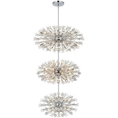 Elegant Lighting Vera 90 - Light Chandelier in  Chrome