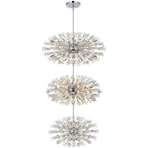 Elegant Lighting Vera 90 - Light Chandelier in  Chrome - 1 of 4