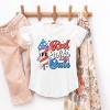 The Juniper Shop Red White and Cute Firework  Flutter Sleeve Tee - 3 of 4