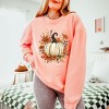 Simply Sage Market Women's Lightweight Garment Dyed Graphic Sweatshirt Fall Pumpkin Floral - 2 of 4