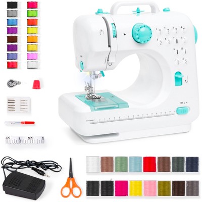 Best Choice Products 6V Portable Sewing Machine, 42-Piece Beginners Kit w/ 12 Stitch Patterns