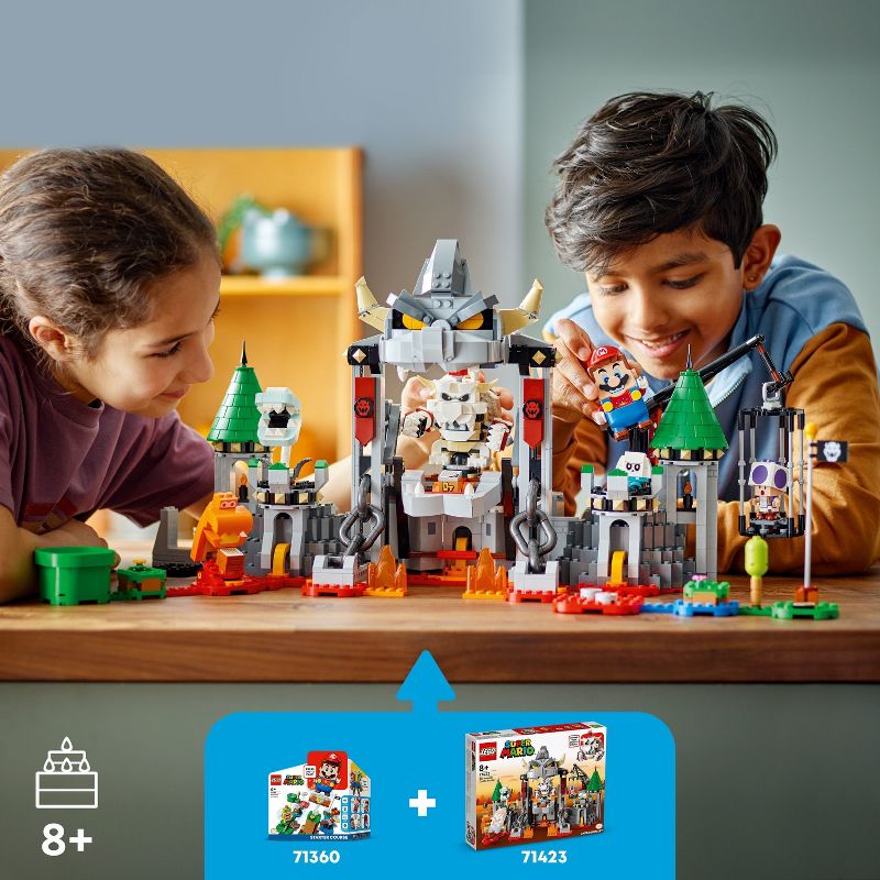 LEGO Super Mario Dry Bowser Castle Battle Expansion Set Building Toy 71423, 3 of 8