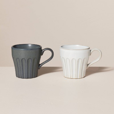 Le'raze Set Of 6 Clear Borosilicate Glass Coffee And Tea Mugs With Handles,  15oz. : Target