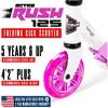 Rush 125 Folding Kick Scooter – Light-Up Wheels, Adjustable Handlebar, Carbon Steel Frame – Madd Gear - 2 of 4