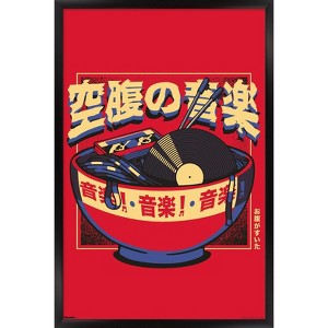 Trends International Tobe Fonseca - Vintage Noodles Musical Framed Wall Poster Prints - 1 of 4