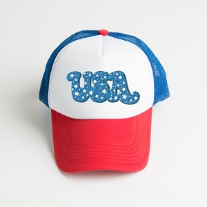 Simply Sage Market USA Bold Stars Foam Trucker Hat - 1 of 2