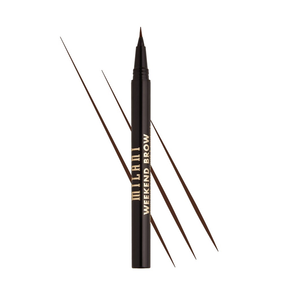 Photos - Other Cosmetics Milani Weekend Brow Eyebrow Tint - Medium Brown 130 - 0.03 fl oz 