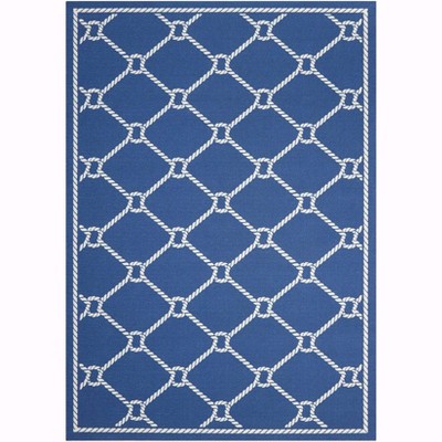 Waverly NauticalNavy Indoor/Outdoor Area Rug by Nourison