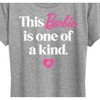 Women's - Barbie - This Barbie Is One Of A Kind-Womens Women'S Short Sleeve Graphic T-Shirt Short Sleeve Graphic T-Shirt - 2 of 4